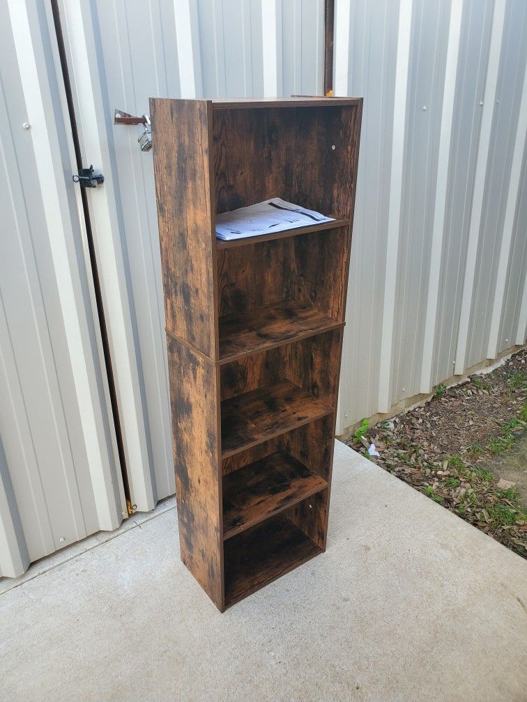 New 5 Tier Bookcase