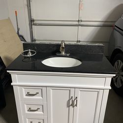 36” bathroom vanity set