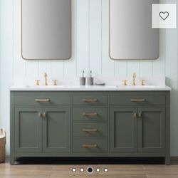 72 Inch Double Bathroom Vanity 