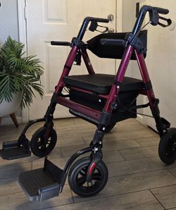 Ambliss 2-in-1 Rollator walker and Transport Wheelchair Combo with seat
Heavy-Duty Bariatric Walker