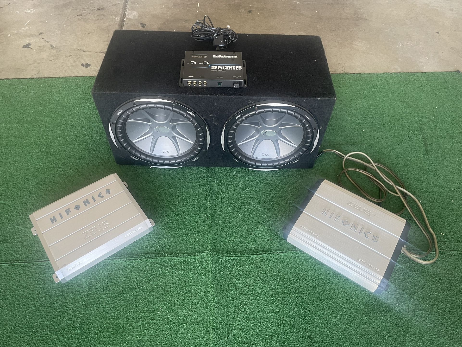 “CAR AUDIO SOUND SYSTEM”