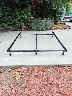 Cal King Bed Frame with Center Beam for Extra Support Very Sturdy