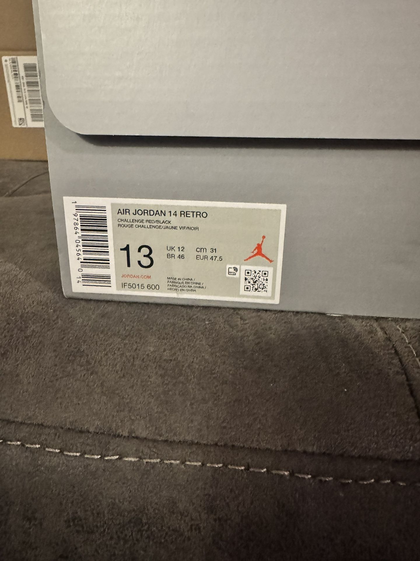 Jordan 14 Ferrari Size 13
