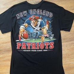 New England Patriots Cartoon T Shirt 