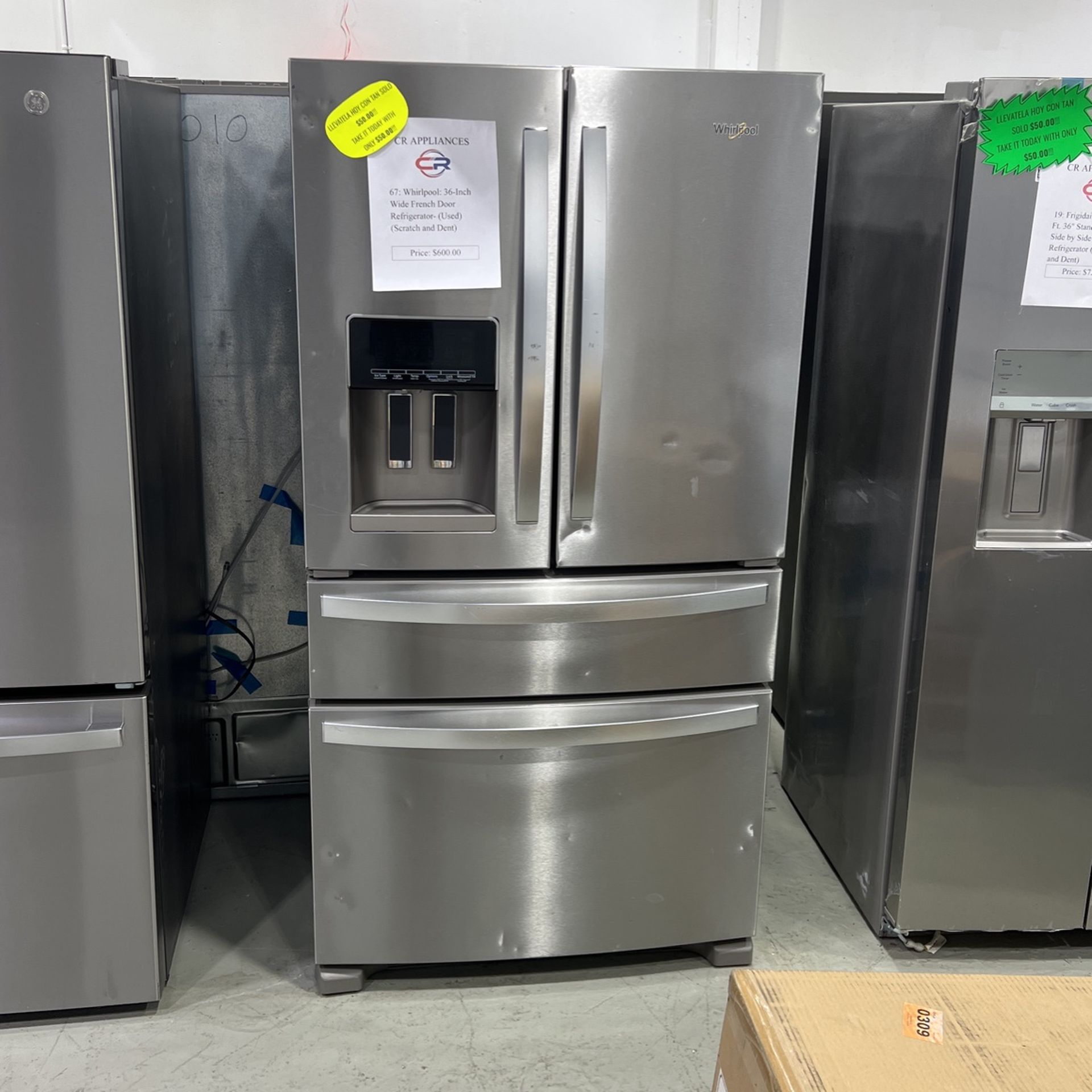 Whirlpool- 36 Inch Wide French Door Refrigerator