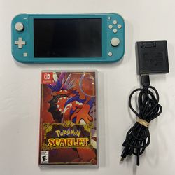 Nintendo Switch Lite For Sale $150 OBO.  Or Trade For Old Video Games. Tested. Works. Comes with 1 game and charger. 