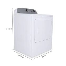 Whirlpool 7cu Ft Vented Electric Dryer White 2024 