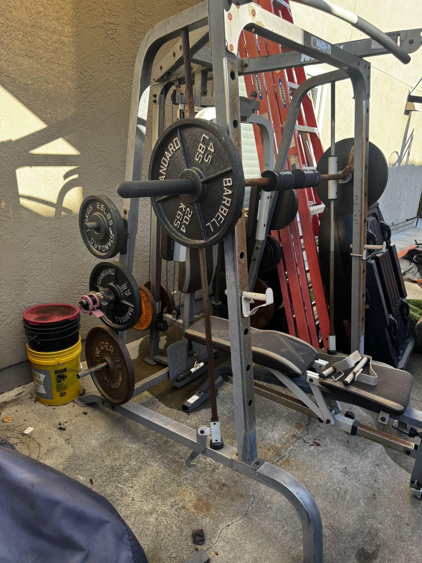 Marcy Smith Machine Total Gym With Weights