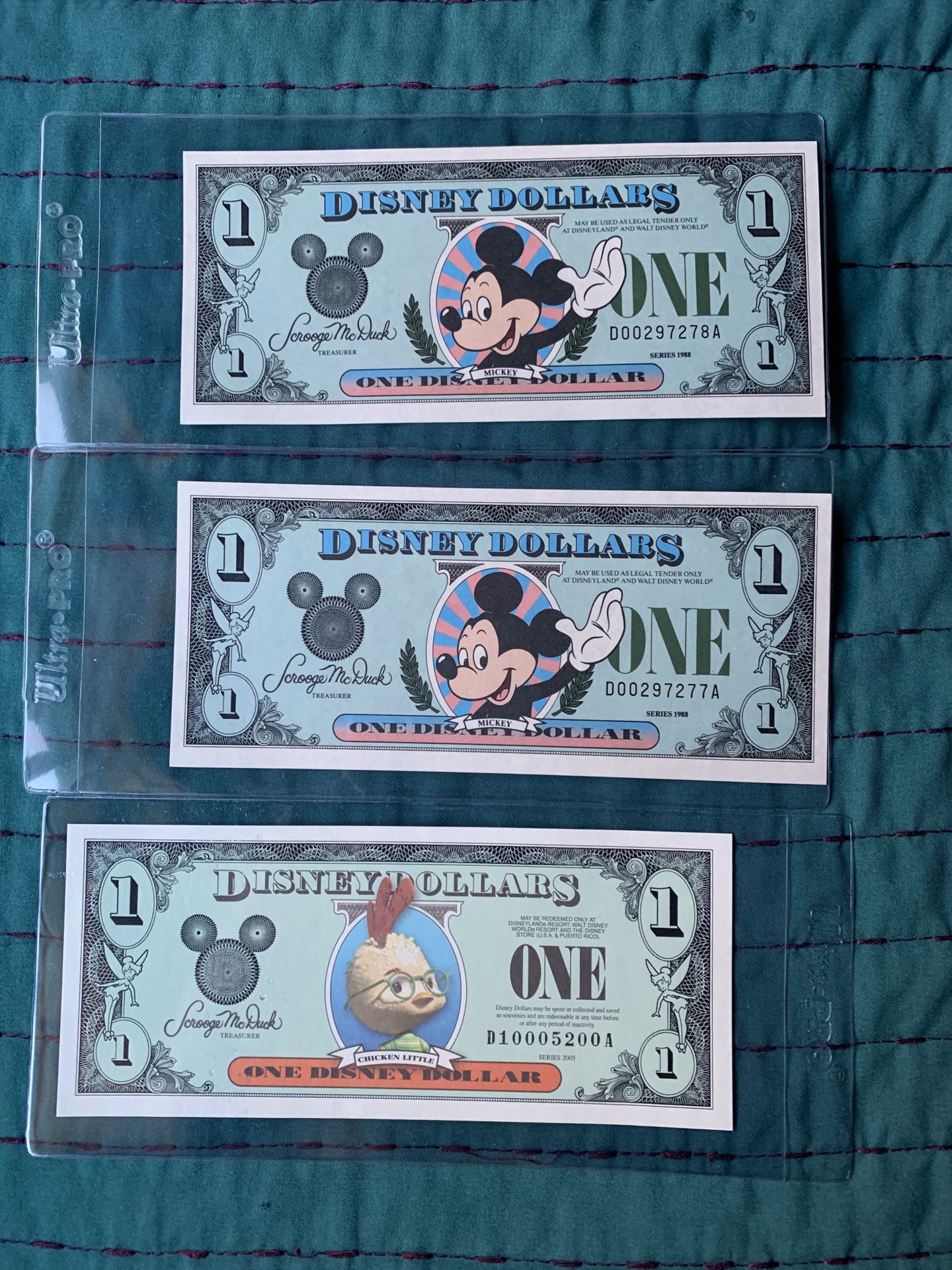 Lot of Disney dollars