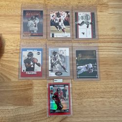 Michael Vick Atlanta Falcons Football Cards Lot 7 Cards