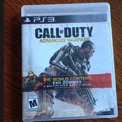 Call of Duty: Advanced Warfare (Sony PlayStation 3, 2015) PS3 No Manual