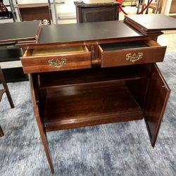 Ethan Allen Flip Top Server Table