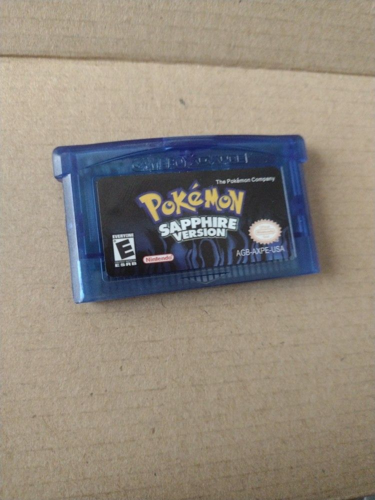 Pokemon Sapphire Version Gameboy Advance
