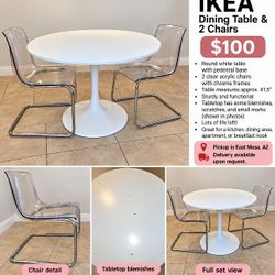 IKEA Table And Chairs
