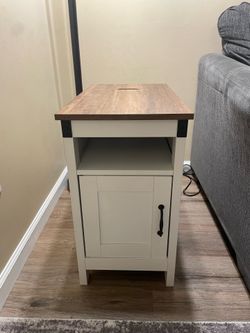 End Table with Charging Port