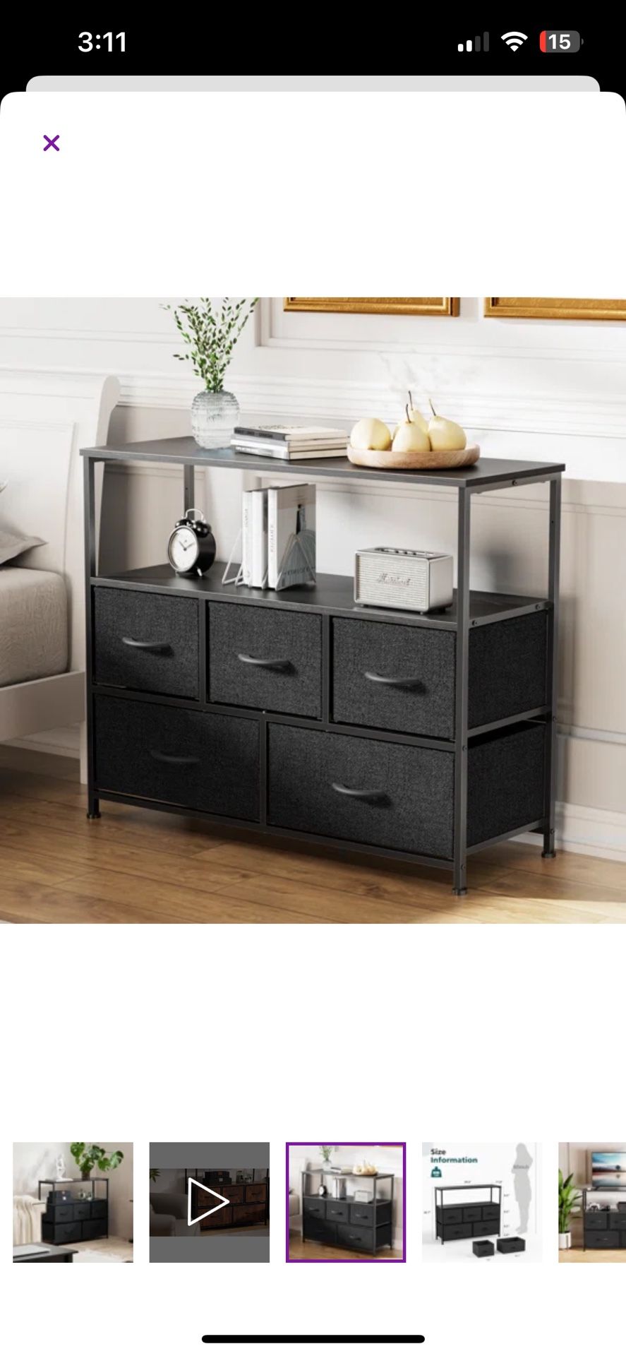 Dresser For Bedroom With TV Stand