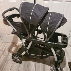 Double Stroller,  Color:Black 