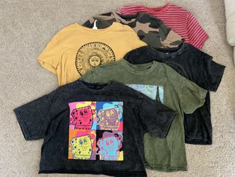 Juniors Cropped T-Shirts Bundle