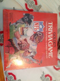 Unopened football trivia game from 1984