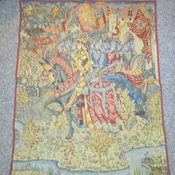 King Arthur Le Roi Arthur French Wall Tapestry
