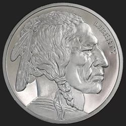1oz .999 Silver Buffalo Round Coin - See Description