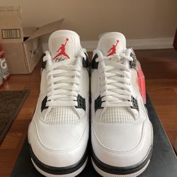 Nike Air Jordan IV 4 “White Cement” Sz 12