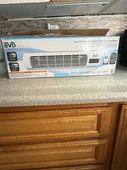 EVO Low Profile Window Fan Air Circulator