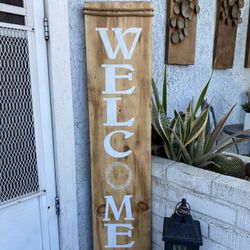 Welcome Porch Sign 4ft