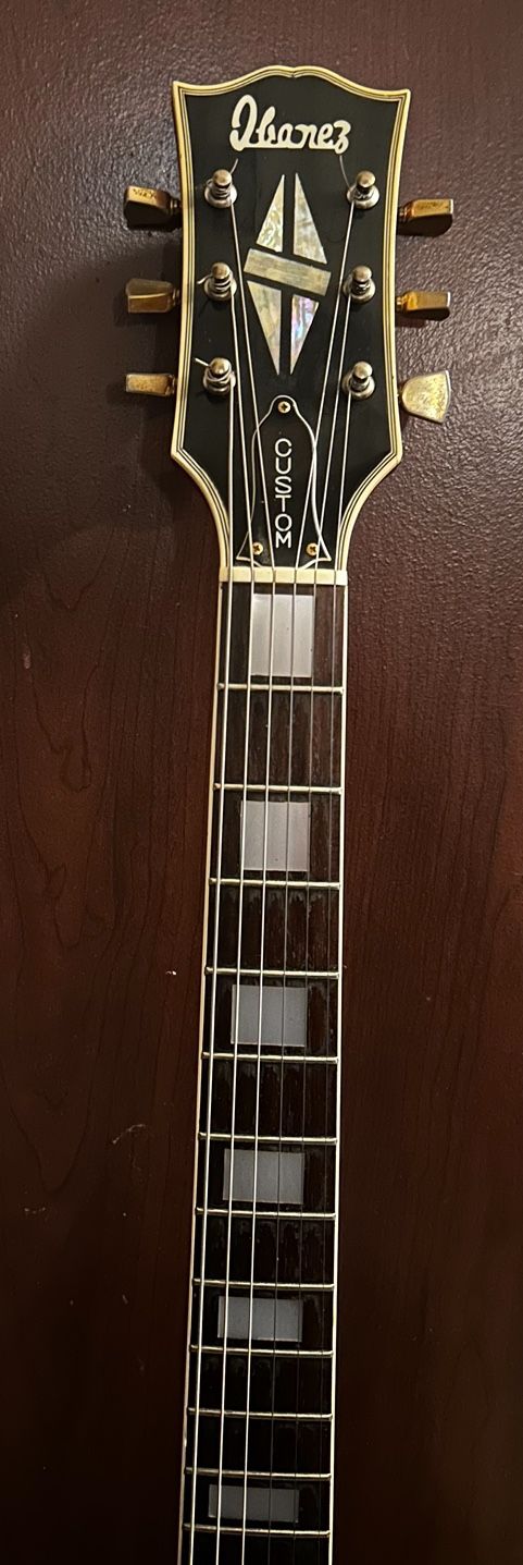 1976 Ibanez lawsuit 2350 CUSTOM model Openbook Headstock And Pearl Inlay Neck And Design That's Famous For Being The Focus Of A Huge Lawsuit Vs Ibanez
