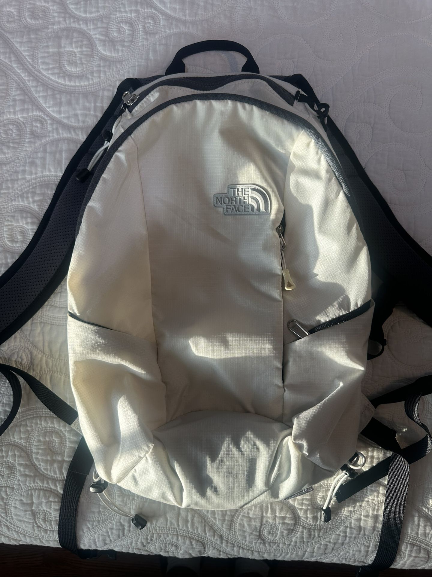 The North Face Camel White Backpack