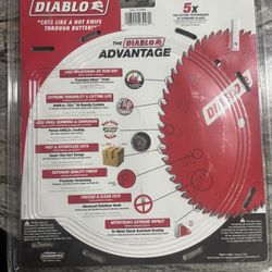 Diablo  Miter saw Blade 12” cord Or Cordless