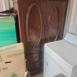 Cherry Oak Armoire