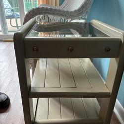 Vintage Coffee Table And End Table Original Owner Freshly Painted And Decorated 