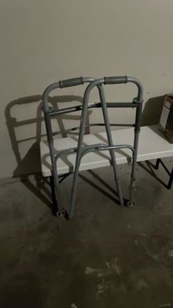 Folding adult walker
