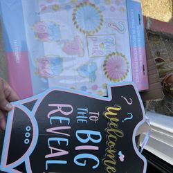 Gender Reveal Decoration Kit