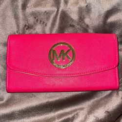 Pink And Gold Michael Kors Wallet
