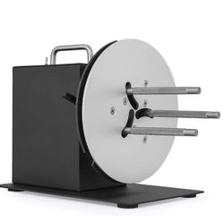 HD-R7 Label Rewinder 180mm Label Rewinding Machine 1-3inch Automatic Label Rewinder Synchronize with Printer Suitable for Core Size from 1-3Inch