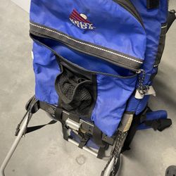  Kelty Kid's TREK Hiking Carrier Aluminum Frame Hiking Backpack Black, Blue