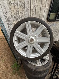 Silver Alloy Wheels with Continental Tires