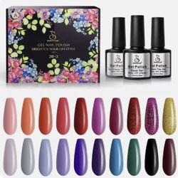 Sanne Gel Nail Polish 20 + 3 Build Your Style Brighten Nails Color Sealed Box