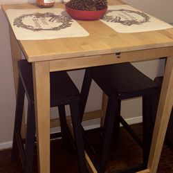 IKEA Table With 2 Stools $150