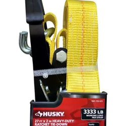 4 husky ratchet straps 27x2