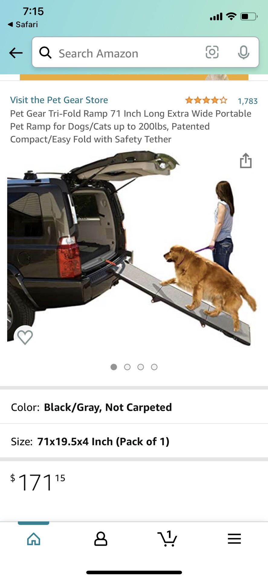 Pet Ramp - For Car, Home, Stairs