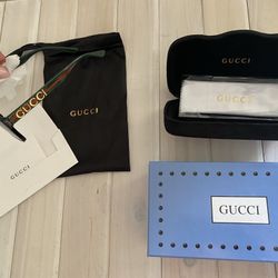 Gucci Black Sunglasses New 