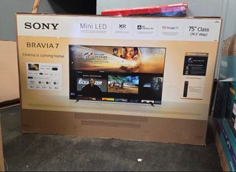 75” Sony smart 4k Bravia 7 mini led tv