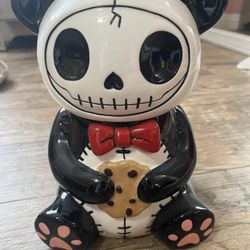 Pandie Furrybones Ceramic Cookie Jar