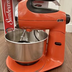 Sunbeam Orange Stand Mixer
