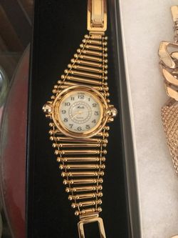 Moulin Gold plated watch on Sale