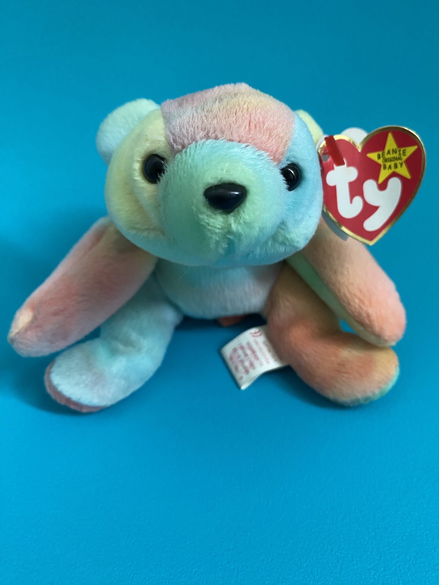 Vintage Ty Beanie Babies Sammy The Bear from 1999 with Error Tush Tag