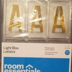 Decorative Word Gold - Room Essentials 2 1/2"H... Several Packs Available 